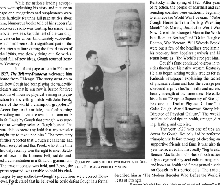 The Strange Saga of Galen Gough – Iron Game History – April, 1996