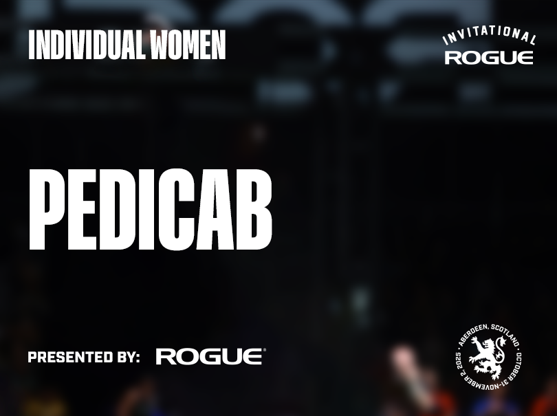 Full Live Stream &#8211; Pedicab &#8211; Event 9 &#8211; Individual Women | 2025 Rogue Invitational